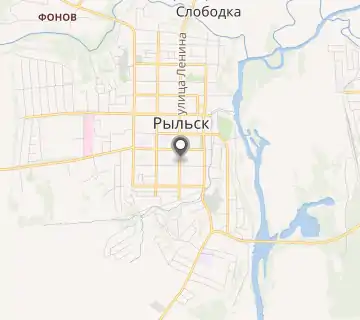 Карта рыльск курской области